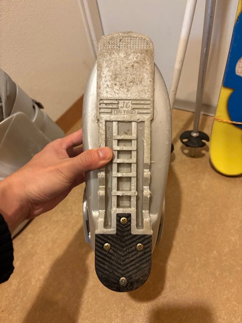 Head スキーセット (ブーツ24.5cm・ストック・板付) 約140cm