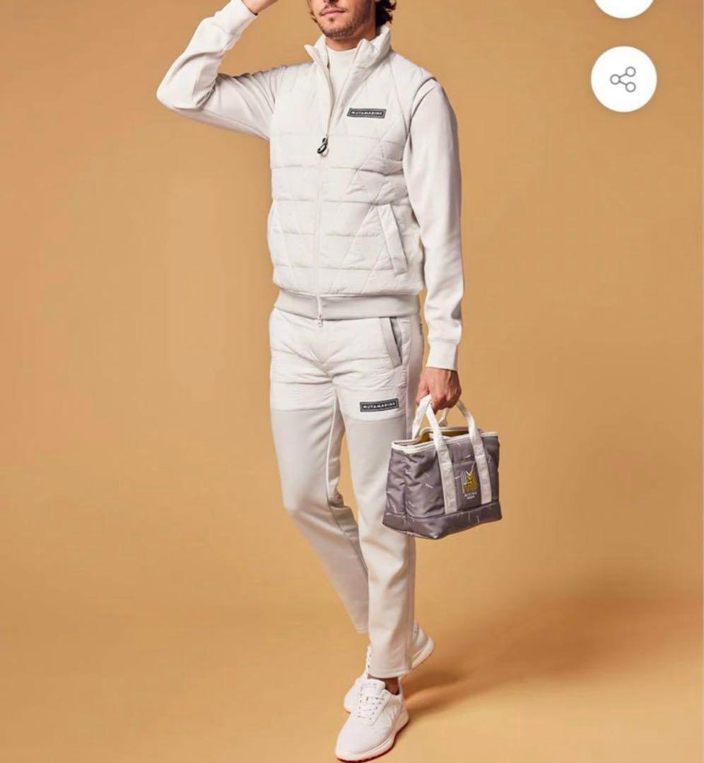 美品ムータ　muta MARINE ジオメトリック　キルティングパンツ