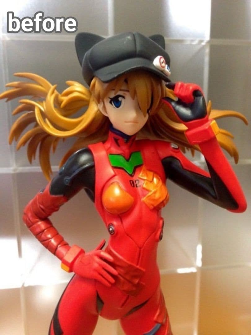 エヴァンゲリオン　式波・アスカ・ラングレー　リペイント　フィギュア