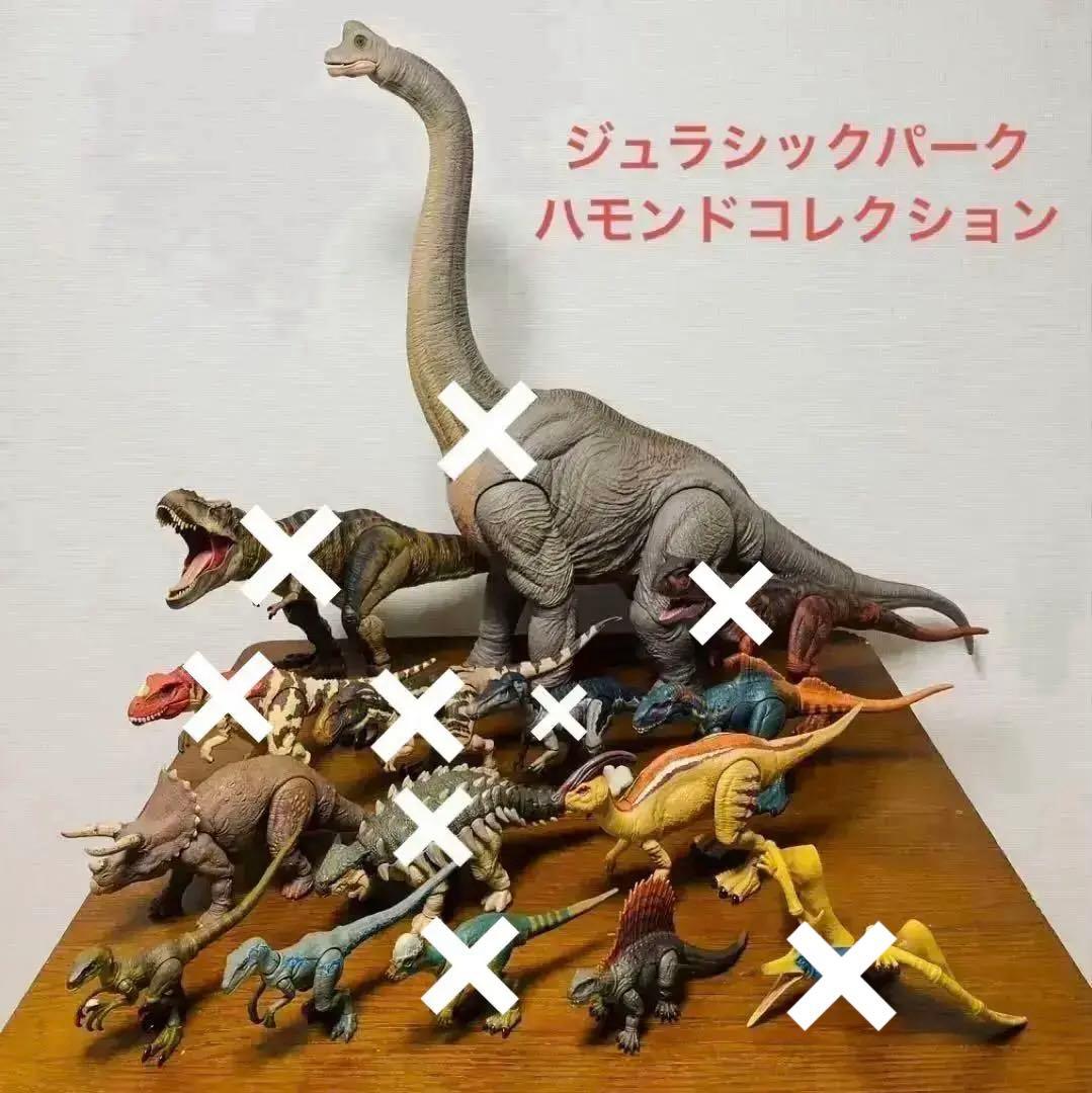 ジュラシックパーク　ハモンドコレクション　フィギュア　恐竜　Tレックス　ラプトル