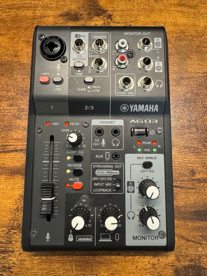 YAMAHA AG03mk2 ブラック