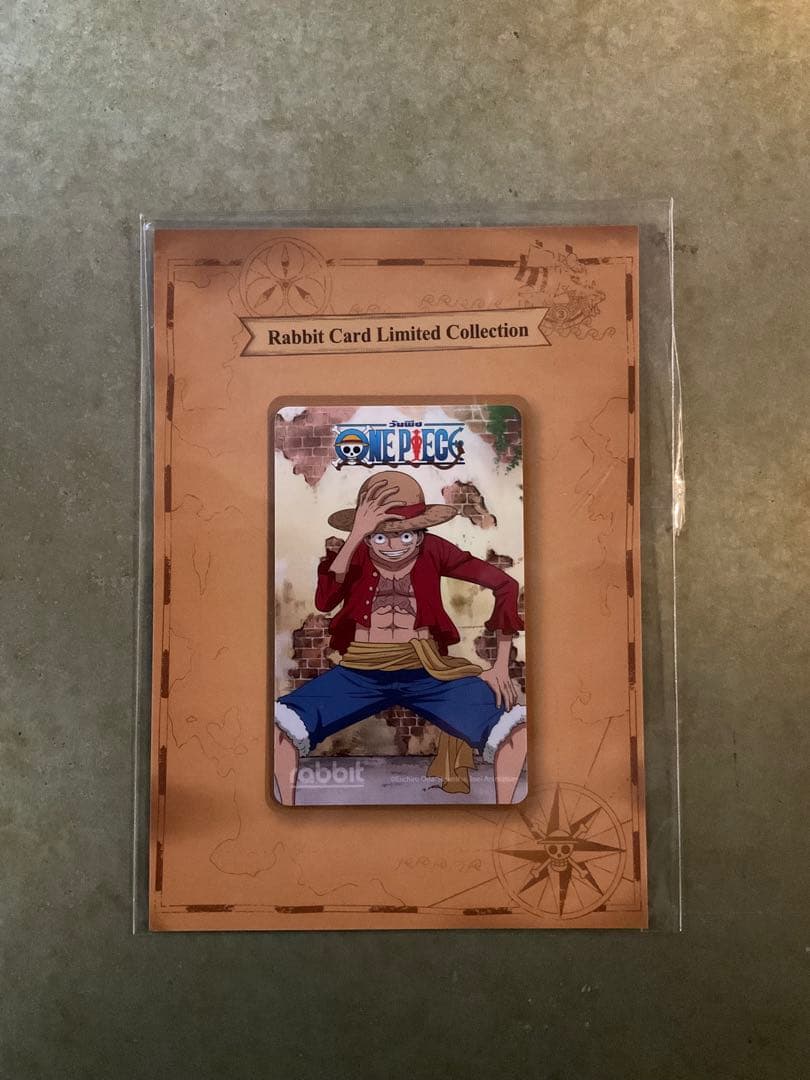 【目立った傷や汚れ無し】ワンピース モンキー・D・ルフィ ラビットカード