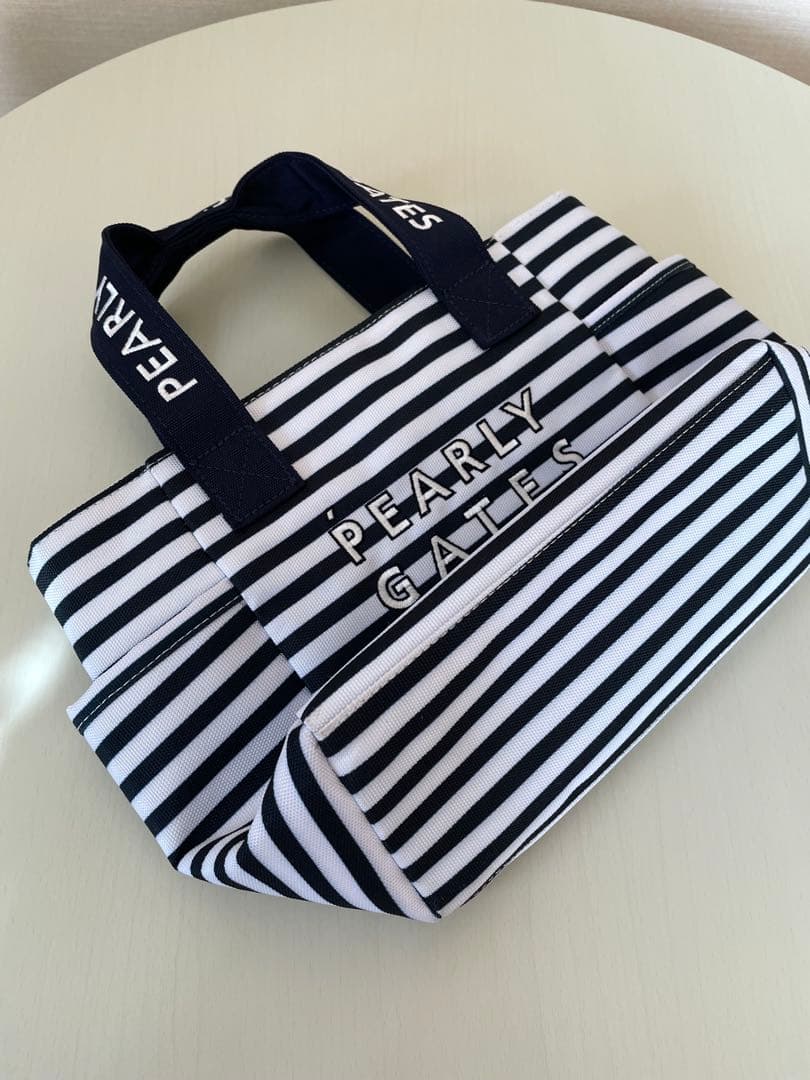 PEARLY GATES ストライプ ゴルフバッグ