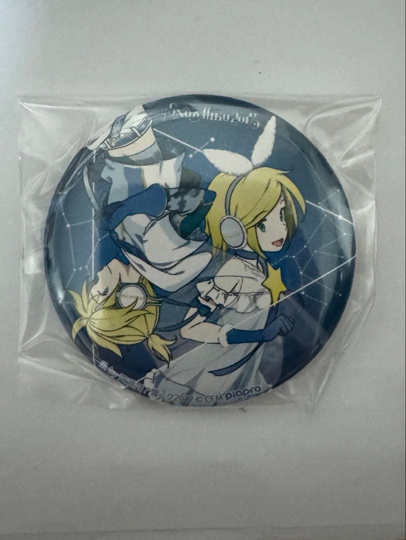 雪ミク  MIKU 2017 鏡音リン 鏡音レン 缶バッジ 賀茂川