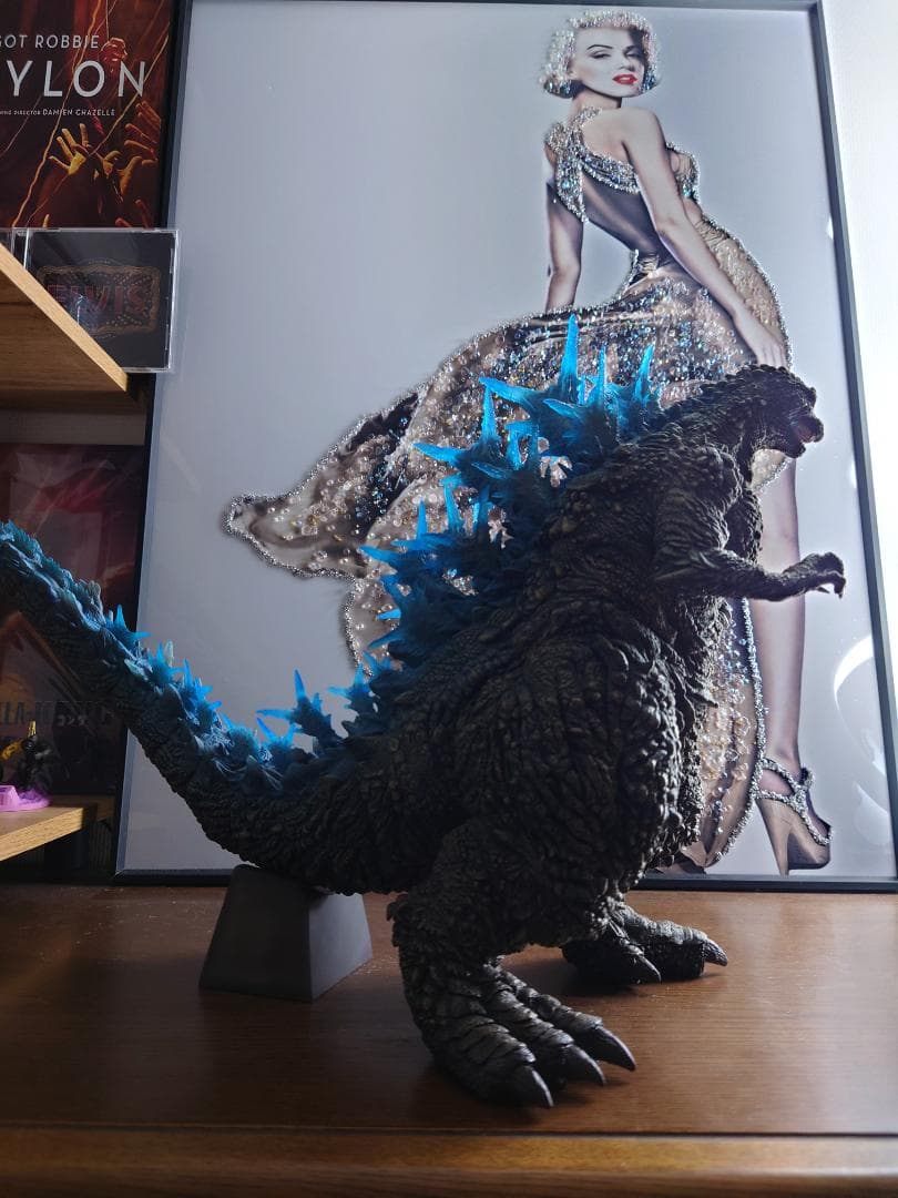 ゴジラマイナスワン発光バージョン東宝30センチシリーズ少年リュック限定版