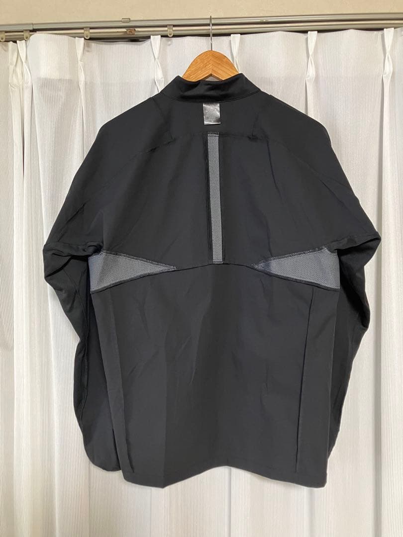 美品 アシックス ACTIBREEZEウーブンジャケット L 黒 SEIKOレア