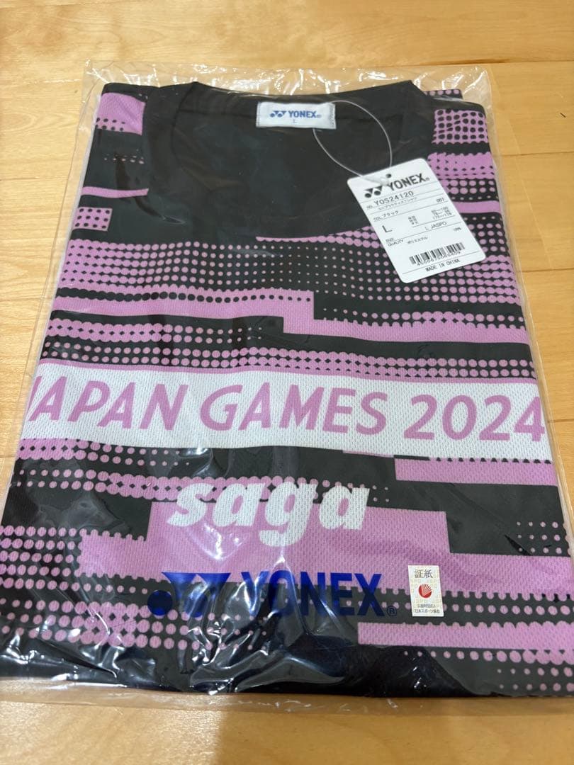 【新品Lサイズ】YONEX 国民スポーツ大会 佐賀2024 Tシャツ