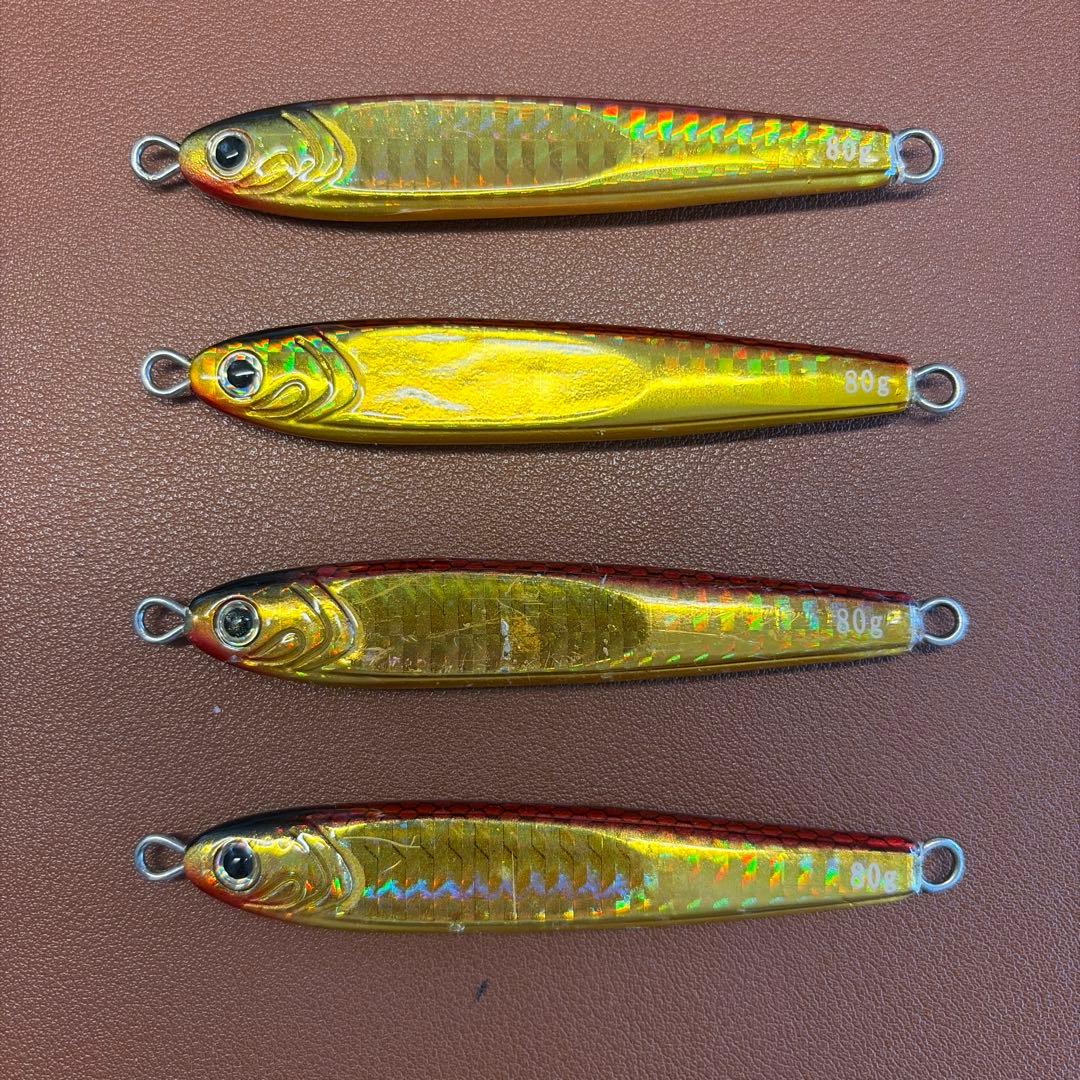 TG ベイト80g 赤金　4本セット