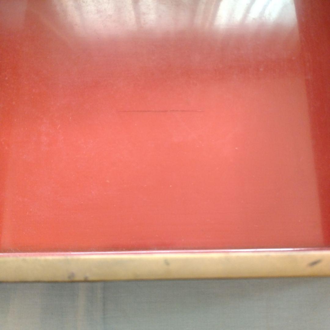 重箱5段 木製 漆器 松に鶴 翁と嫗 変え蓋付 木箱付 金彩 蒔絵 【送料込】