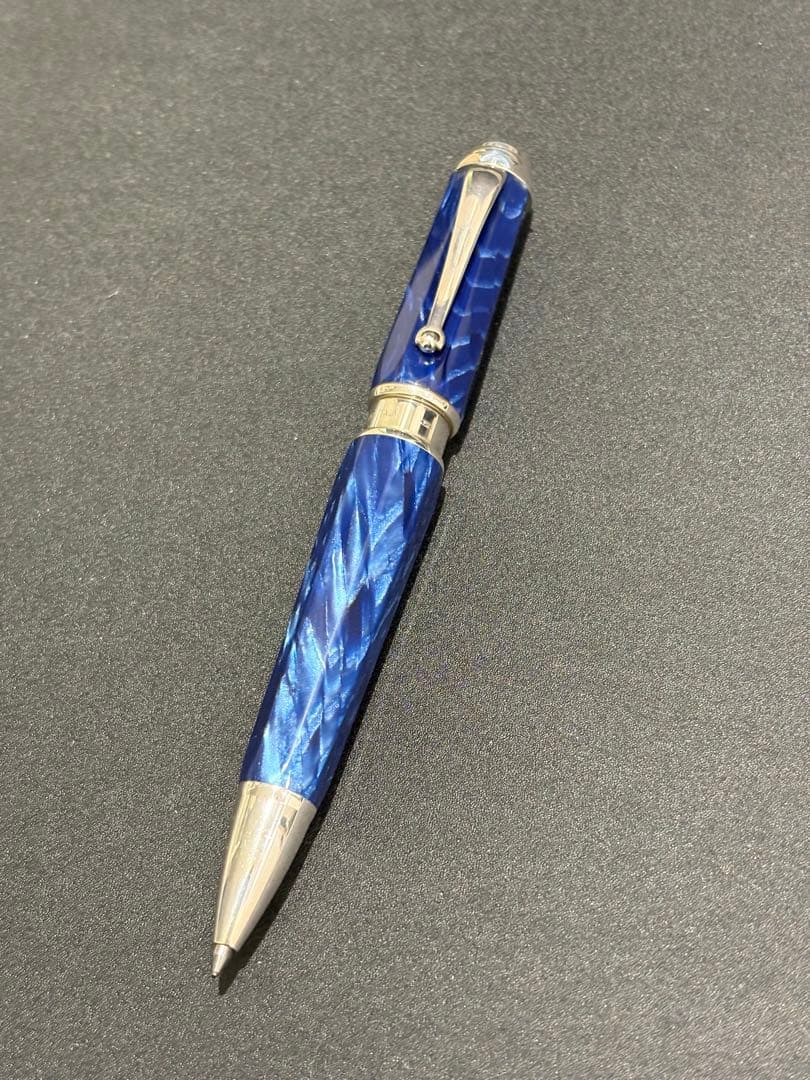 モンテグラッパ エンブレマ ボールペン ブルー