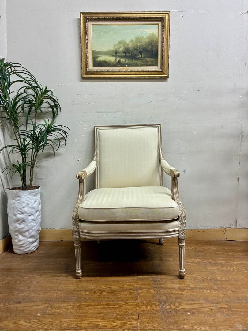 管417☆ フランス製☆ルイ13世☆アンティーク☆アームチェアー