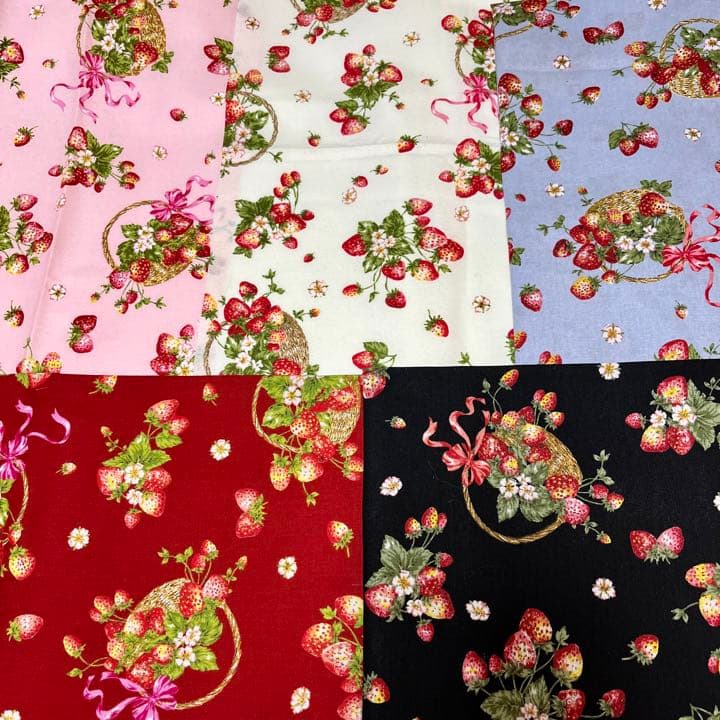 ご確認用　バスケットいちご　　カフェマット