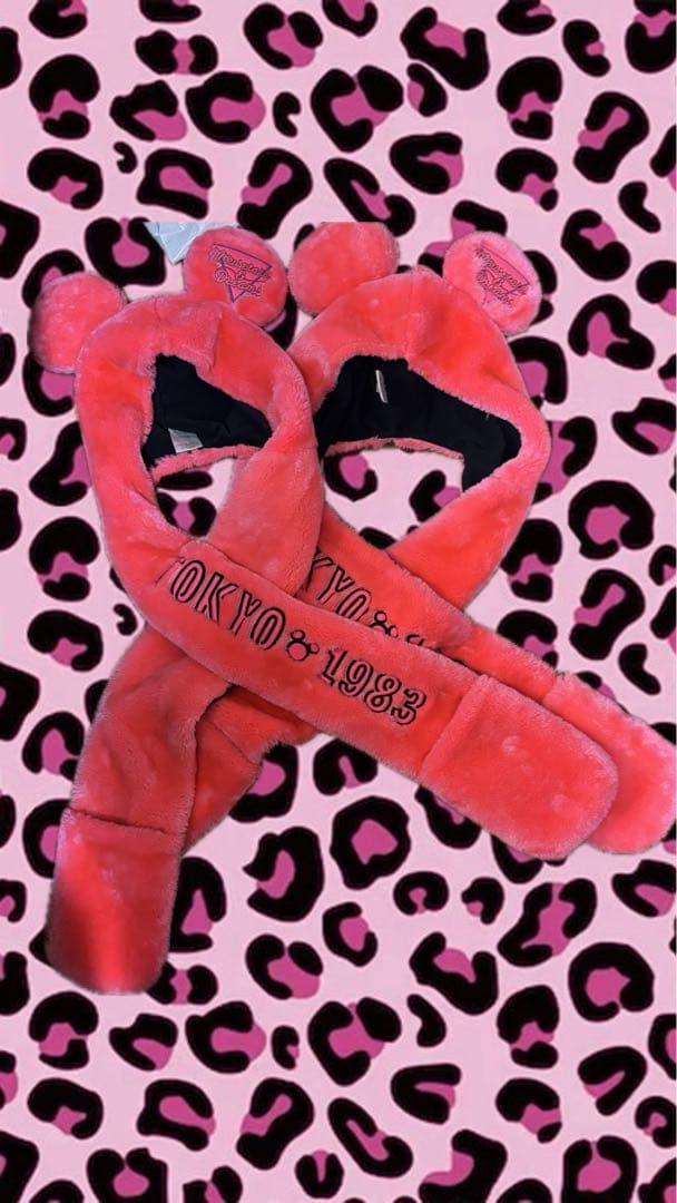 ディズニー　マフラー付きファンキャップ 35周年