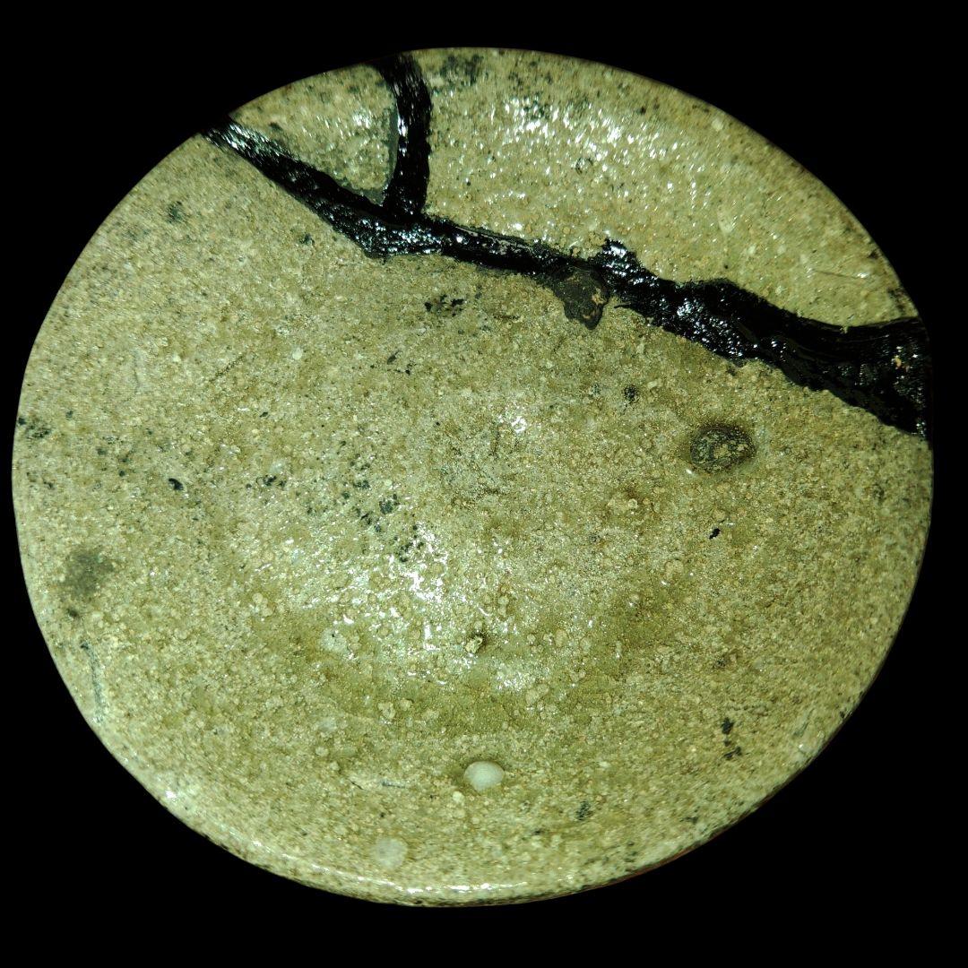 鎌倉時代　常滑灰釉小皿　盃　酒器