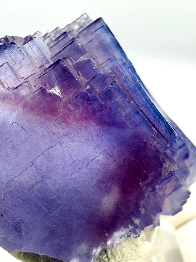 フローライト　パキスタン産　蛍石　鉱物　標本　天然石　階段