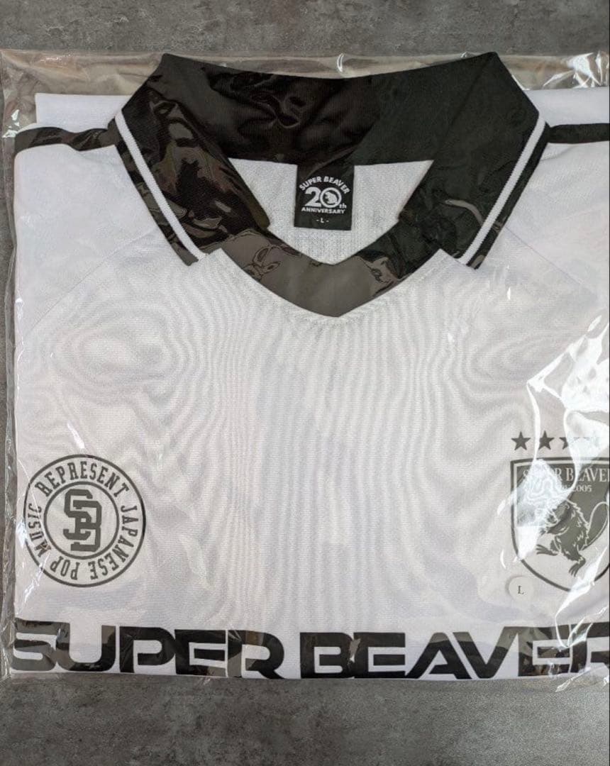 【新品未使用】SUPER BEAVER サッカーシャツ ホワイト