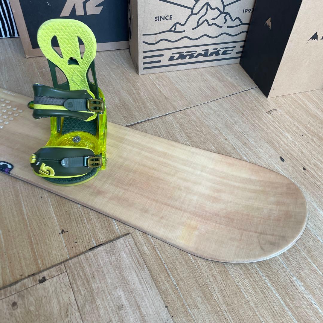 BURTON　バートン　スノーボードセット　CUSTOMバインディング付