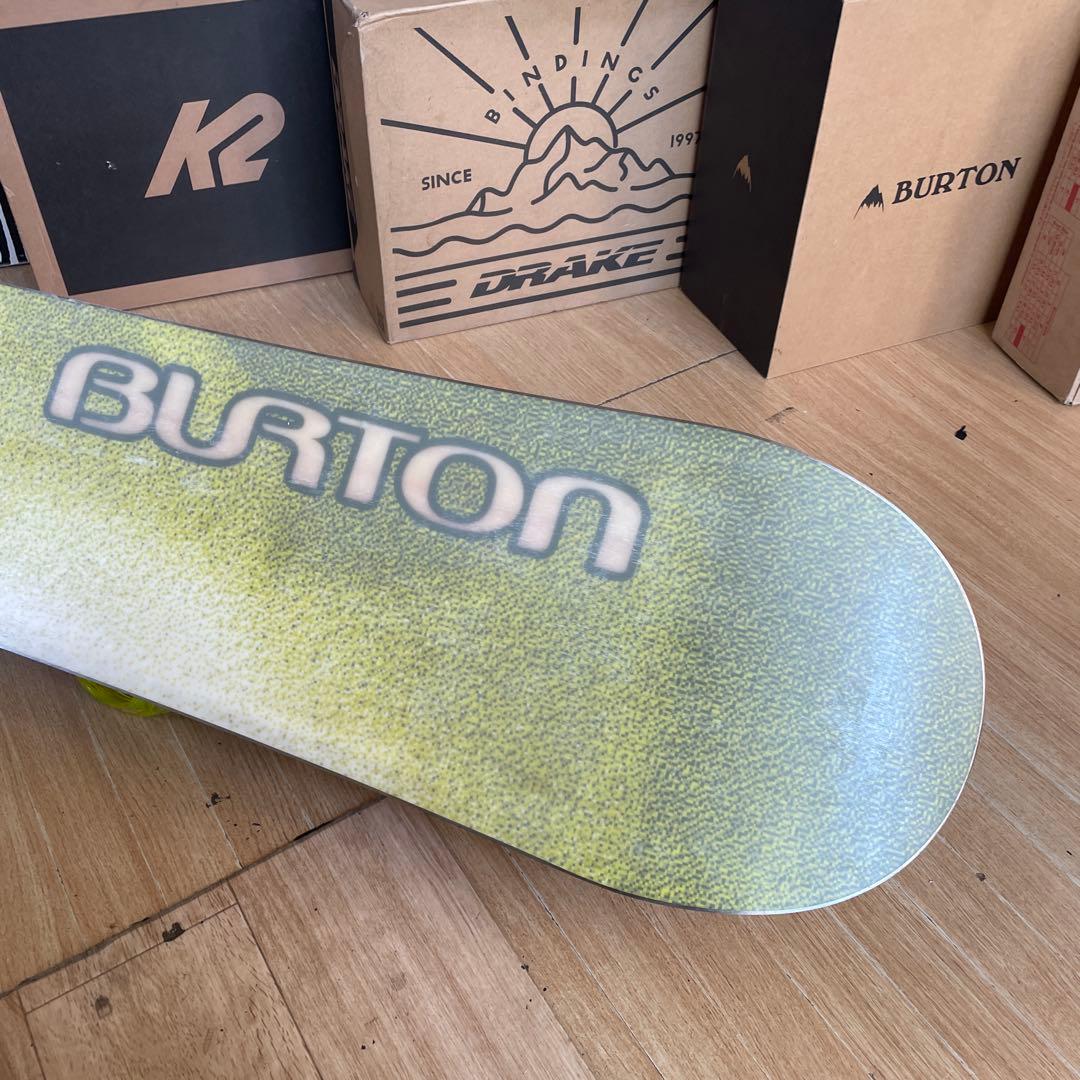 BURTON　バートン　スノーボードセット　CUSTOMバインディング付