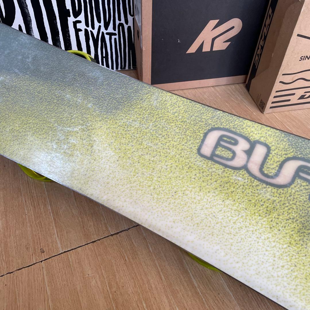 BURTON　バートン　スノーボードセット　CUSTOMバインディング付