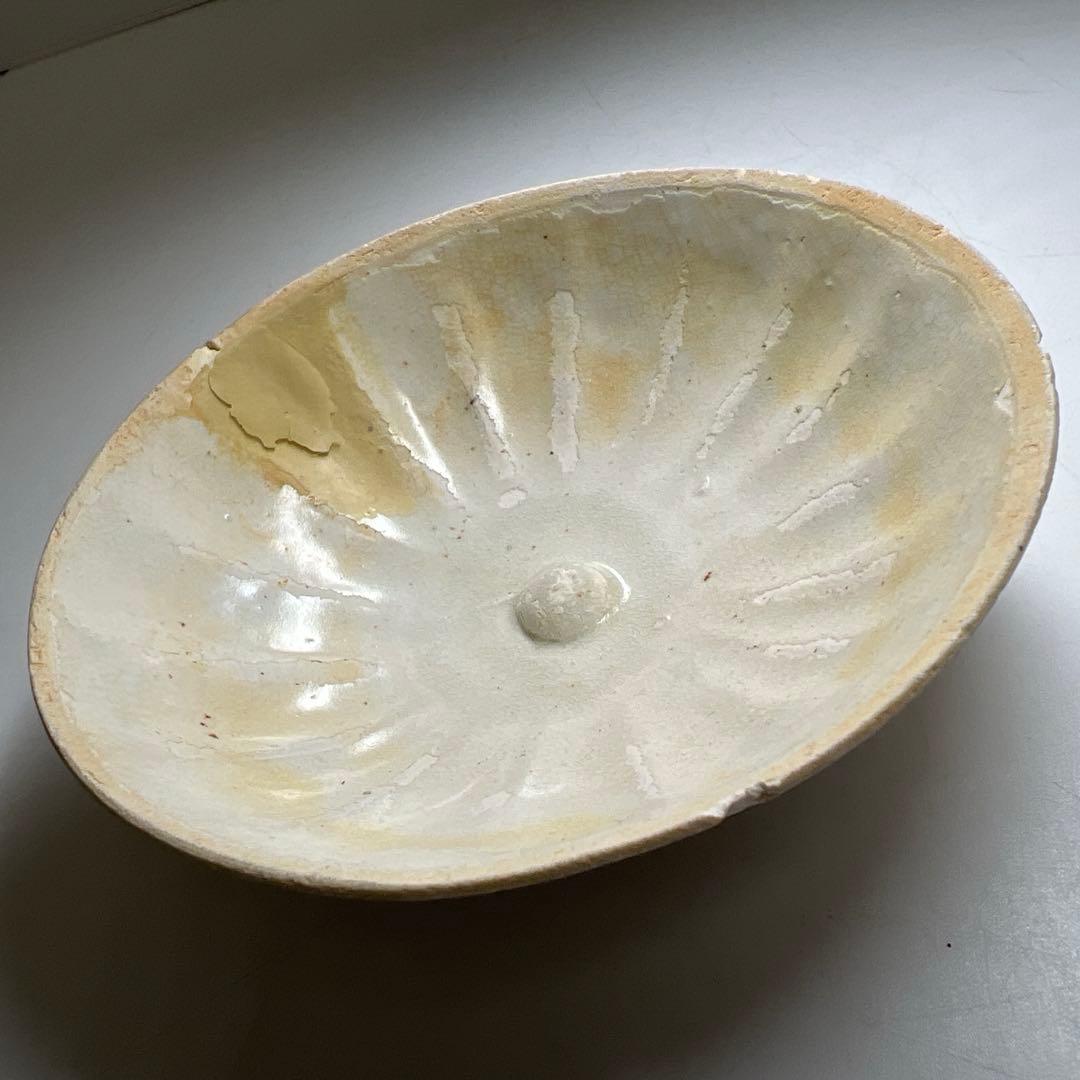 中国宋時代　青白磁青影鉢茶碗　口径11.3㎝　東Y8-0203☆2F