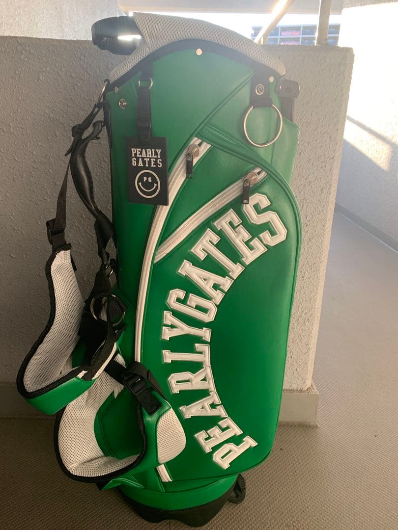 PEARLY GATES ゴルフバッグ グリーン　パーリーゲイツ