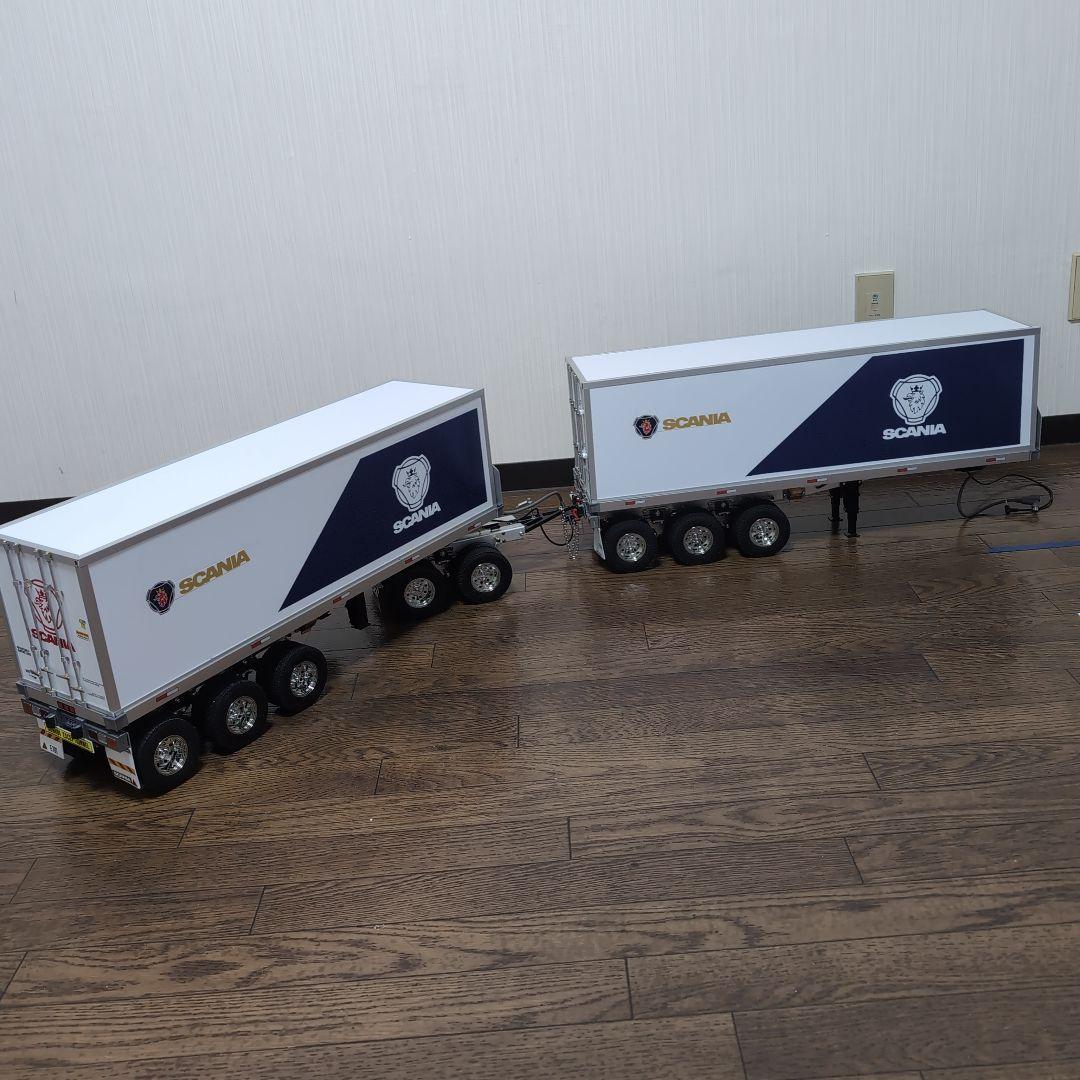 タミヤ1/14ダブルストレーラー