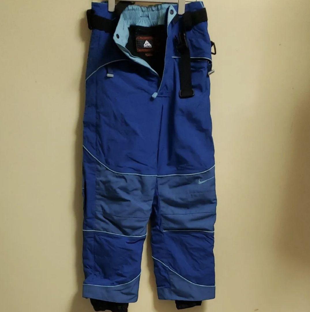 nike acg スキーウェア　ズボン　 青
