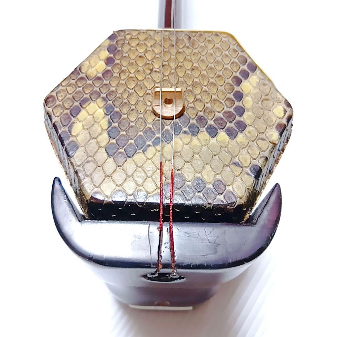 二胡　彩雲　ER-400 上海民族楽器 ハードケース　弓　本革　蛇皮