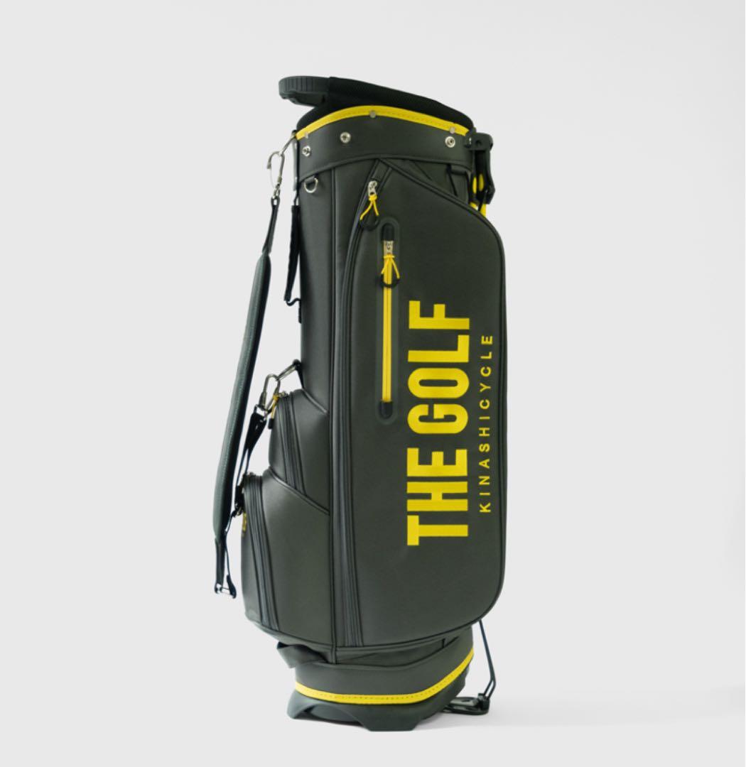 【新品未使用・希少】キャディバッグ(THE GOLF) 木梨サイクル　カーキ