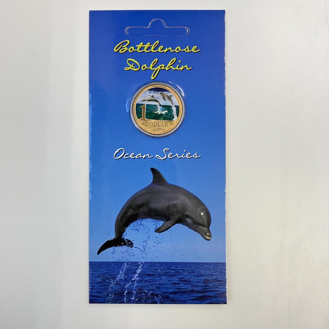 王立オーストラリア造幣局 オーシャンシリーズ バンドウイルカ 1ドル記念