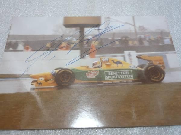 ミハエル・シューマッハ　フォト　直筆サイン入り