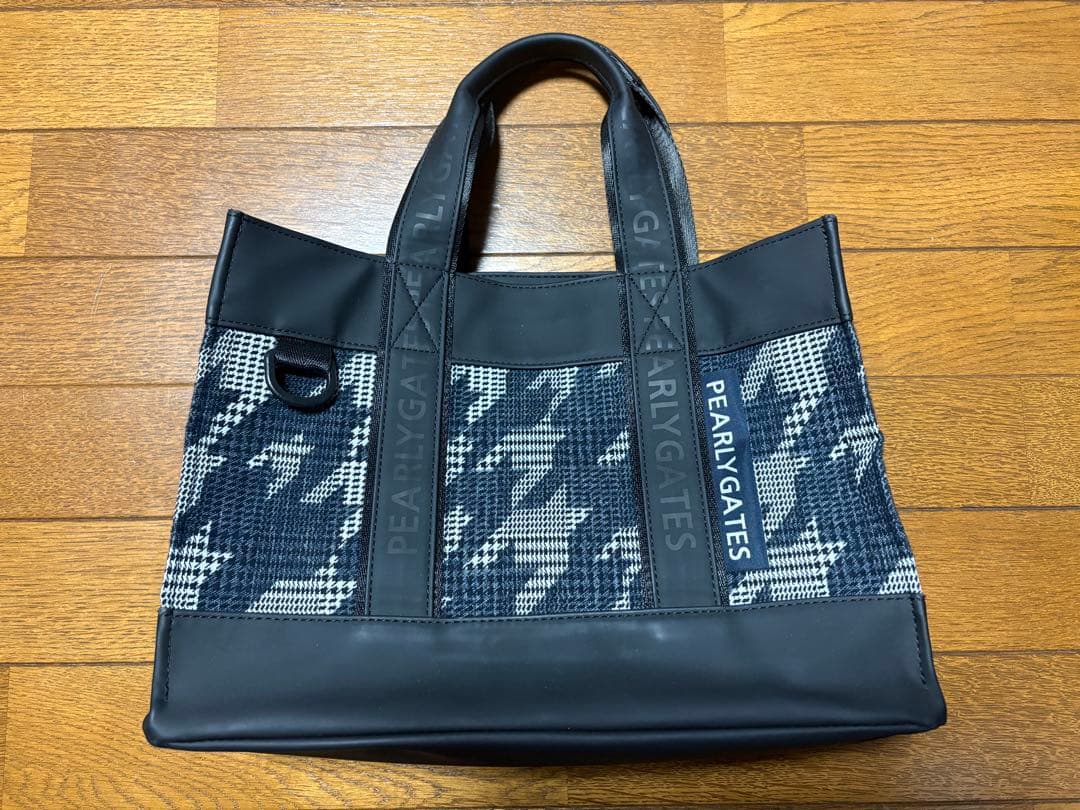 パーリーゲイツ　バッグ　千鳥柄　中古品