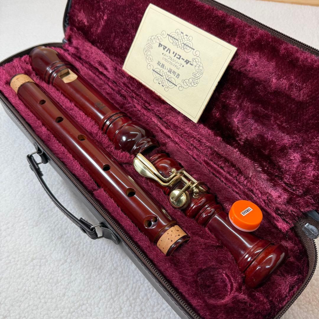 YAMAHA ヤマハ 木製 テナーバス リコーダー YRT-61M バロック式