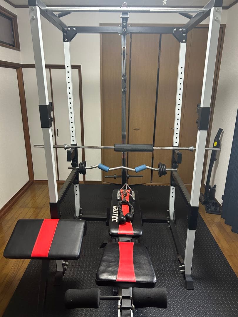 IROTEC トレーニングベンチ　パワーラック