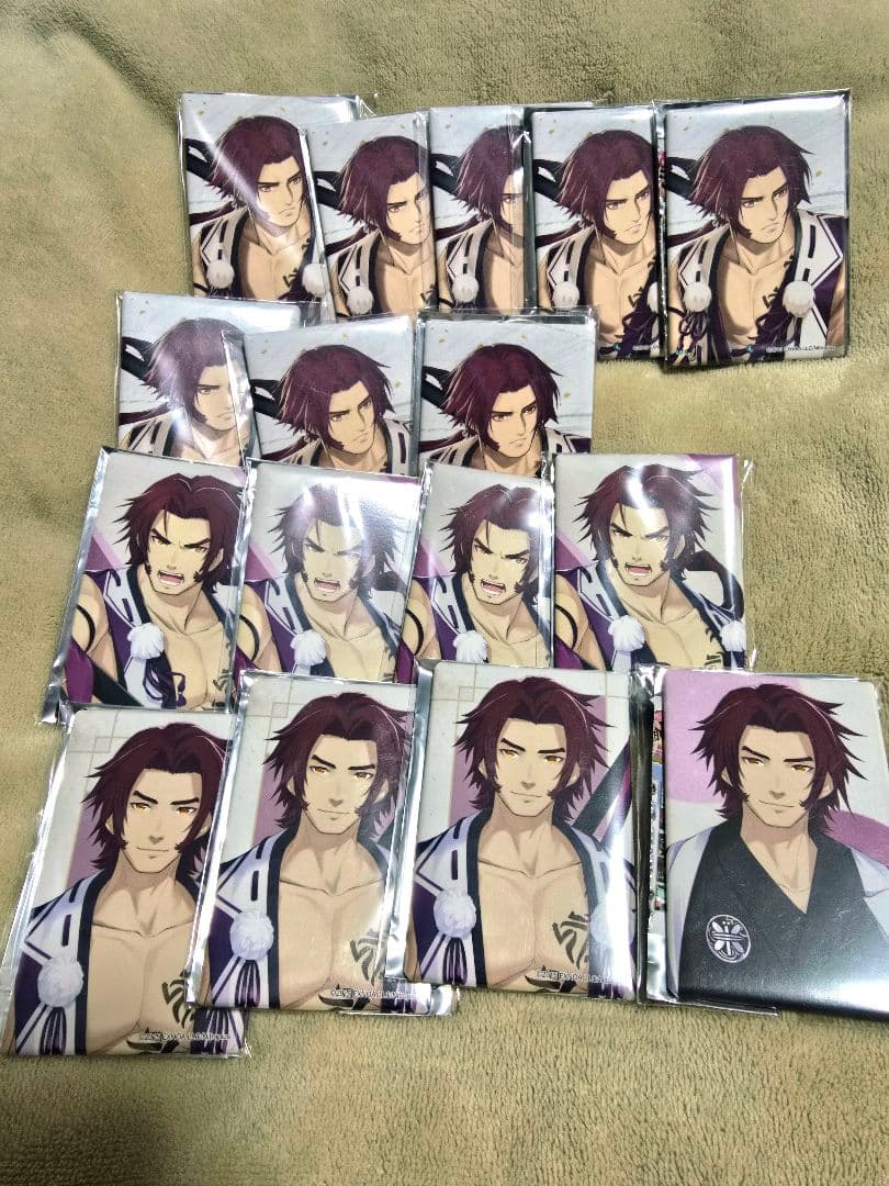 刀剣乱舞 蜻蛉切 スクエア缶バッジ