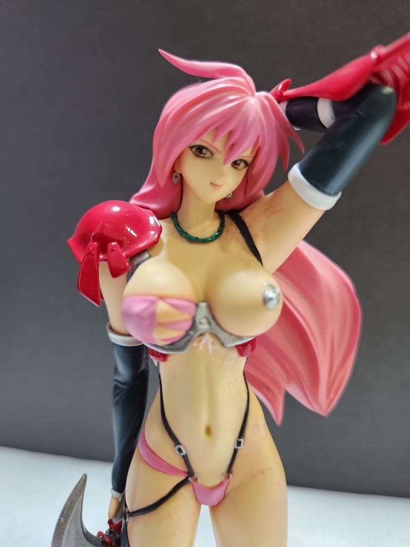 オーバーダード女剣士1/8 22cm ガレージキット　アトリエ福崎完成品刺青塗装