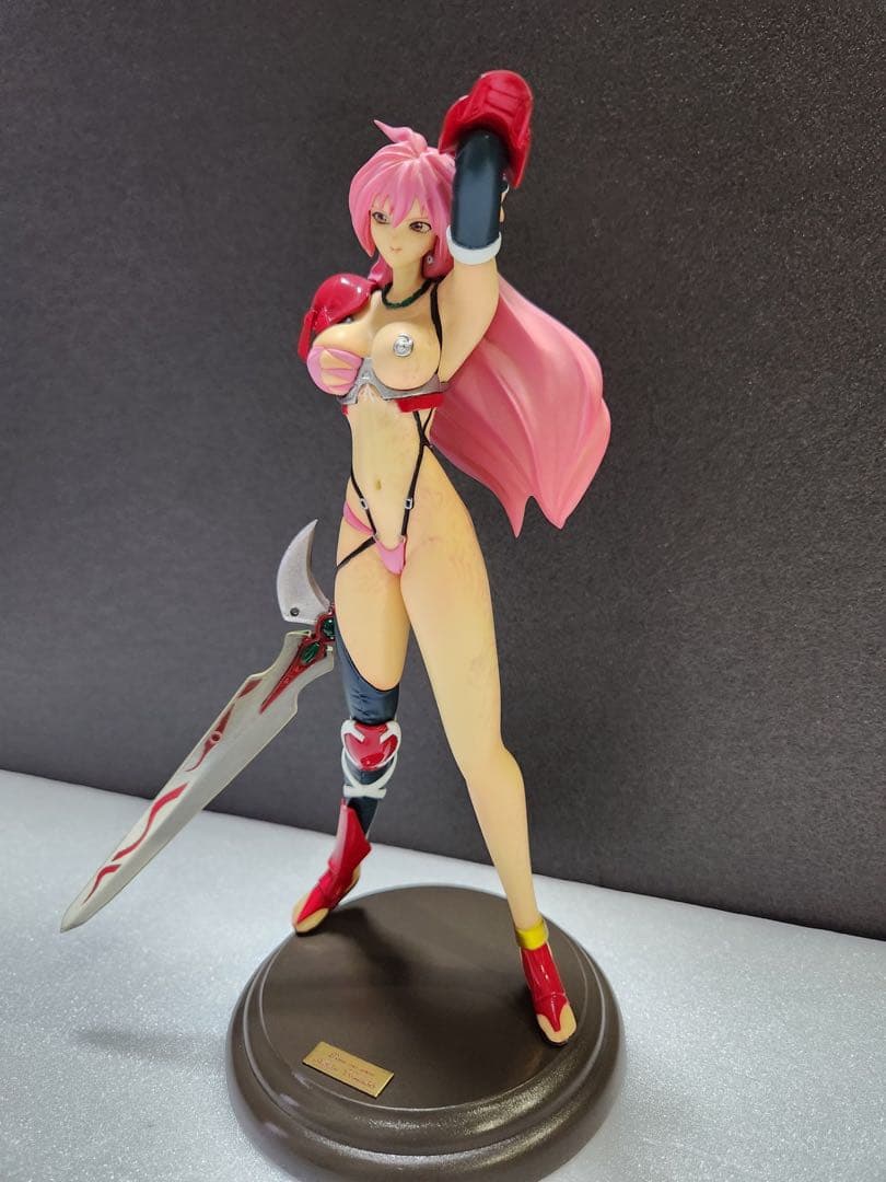 オーバーダード女剣士1/8 22cm ガレージキット　アトリエ福崎完成品刺青塗装