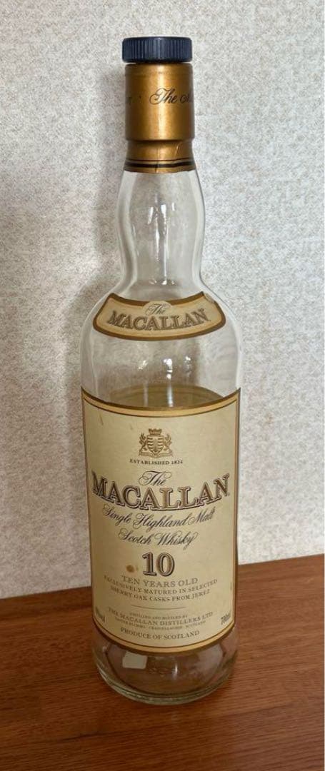 ウイスキー　マッカラン10年　空瓶