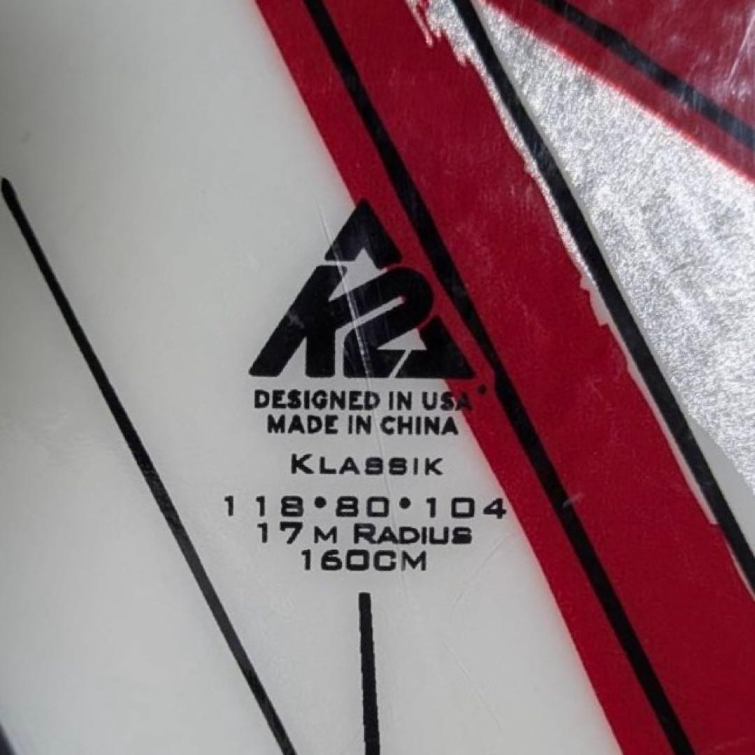 K2 KLASSIK 160㎝、マーカー M2 10.0