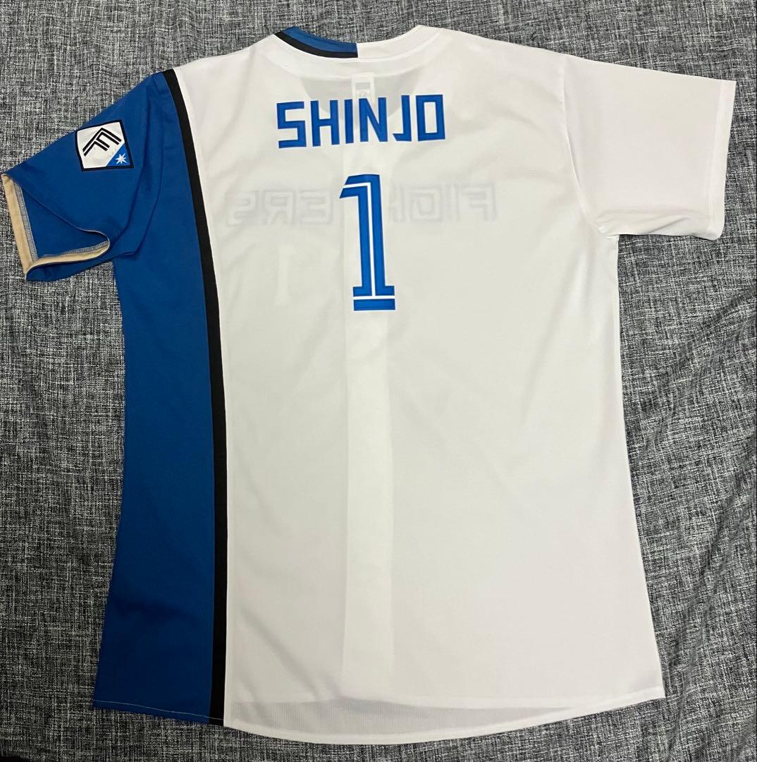美品 未使用 SHINJO 新庄剛志 レプリカホームユニフォーム 送料込 日ハム
