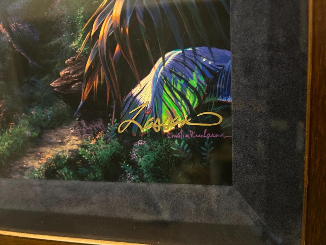 エスケープ Escape ラッセン Lサイズ 版画 真作保証 美品