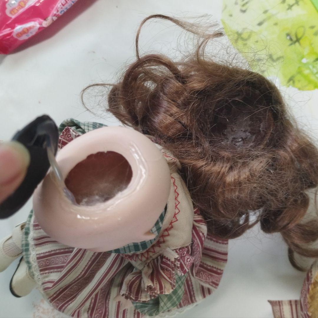 昭和初期 ビスクドール sankyoオルゴール入り　オリジナル衣装　欠陥無し