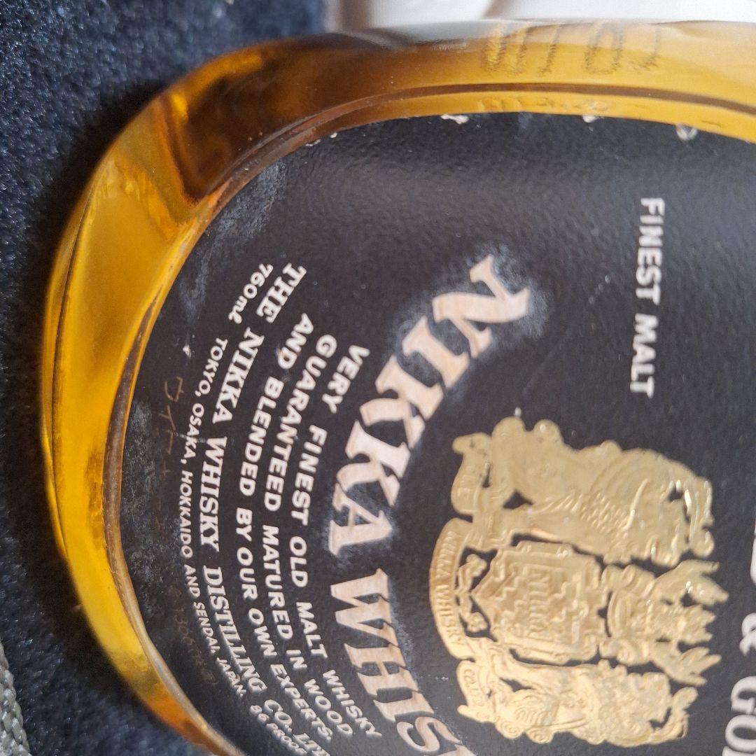 未開封ニッカウヰスキーgold&gold騎士ウイスキーレトロ古酒