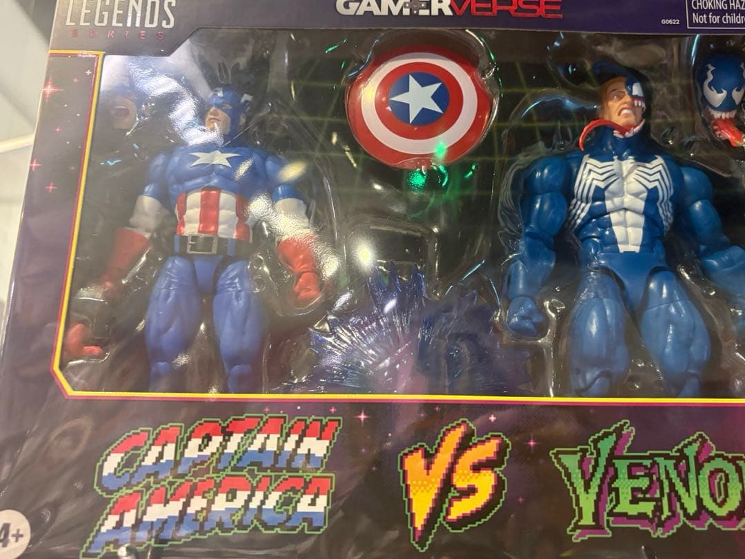 未開封‼️マーベルレジェンド　ゲームバース　キャプテンアメリカVSヴェノム