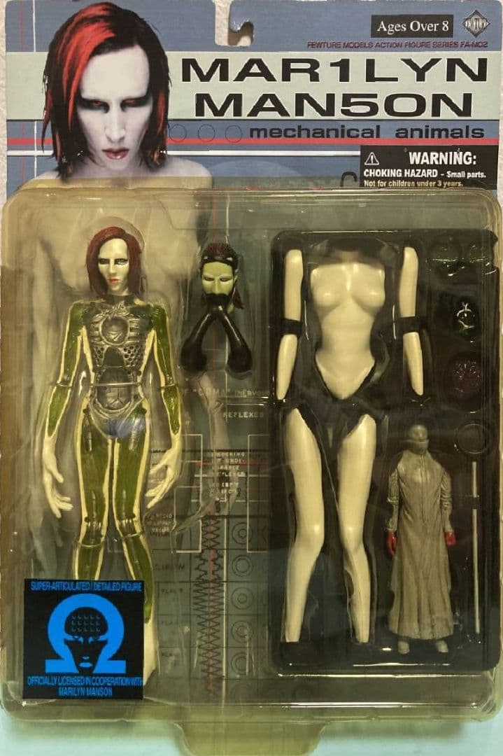 新品●マリリン・マンソン メカニカル・アニマルズ フィギュア●未開封品 長期保管