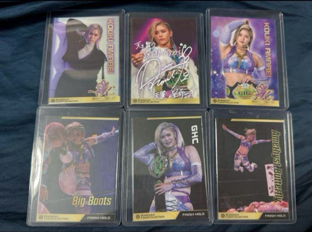 女子プロレス　マリーゴールド　トレーディングカード　天麗皇希　トレカ　6種