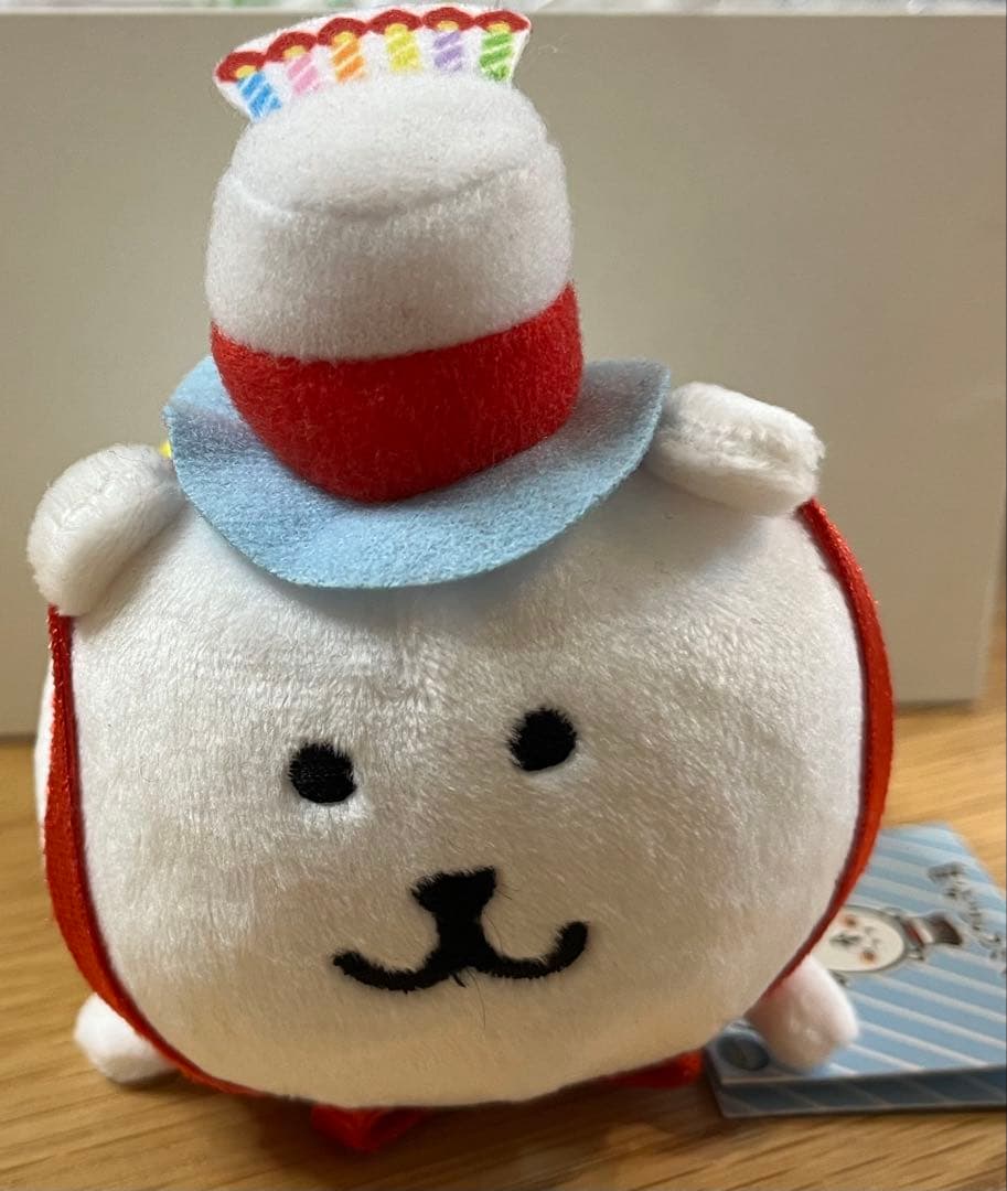 自分ツッコミくま　6周年ぬいぐるみ小　タグ付き