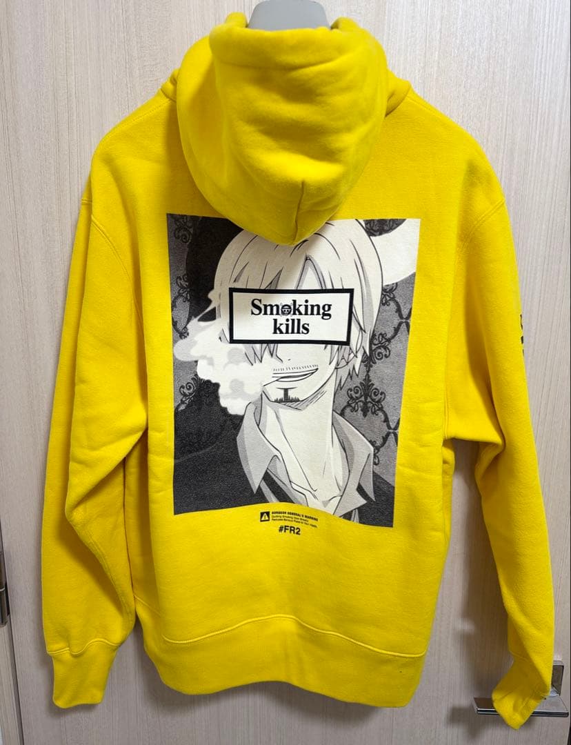 ウェア #FR2 X One Piece Sanji Smokers Hoodie M