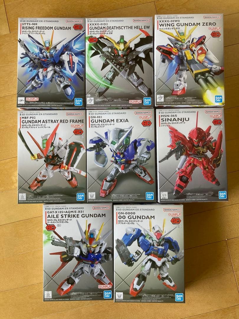 SDガンダム EXスタンダード プラモデル ガンプラ 組立品 8個セット