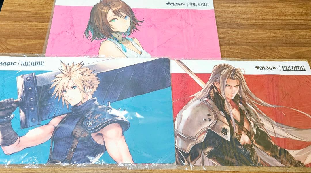 ※最終出品 MTG FF クラウド セフィロス ユウナ プレイマット 未開封３枚